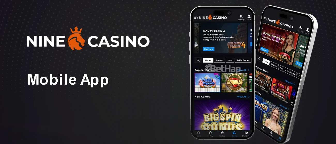 Nine Casino App Screenshot